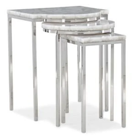 Set of Marble Top Bunching Tables